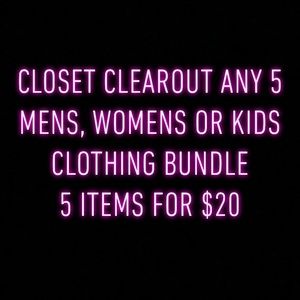 Closet clearout